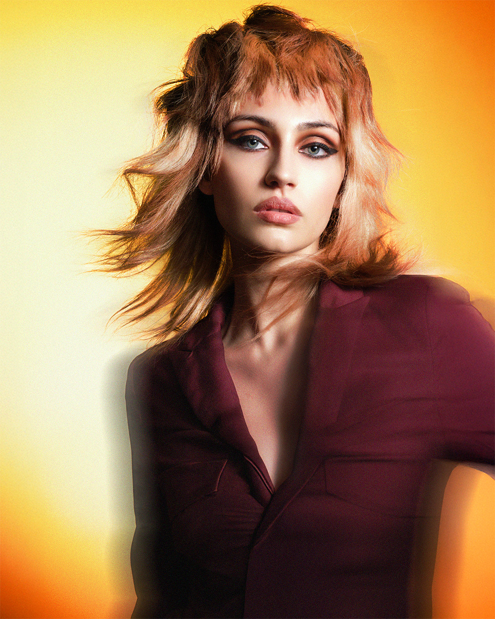 Jason Hall - BHA Scottish Hairdresser of the Year 2025 - Mid Length Layers with Choppy Fringe 